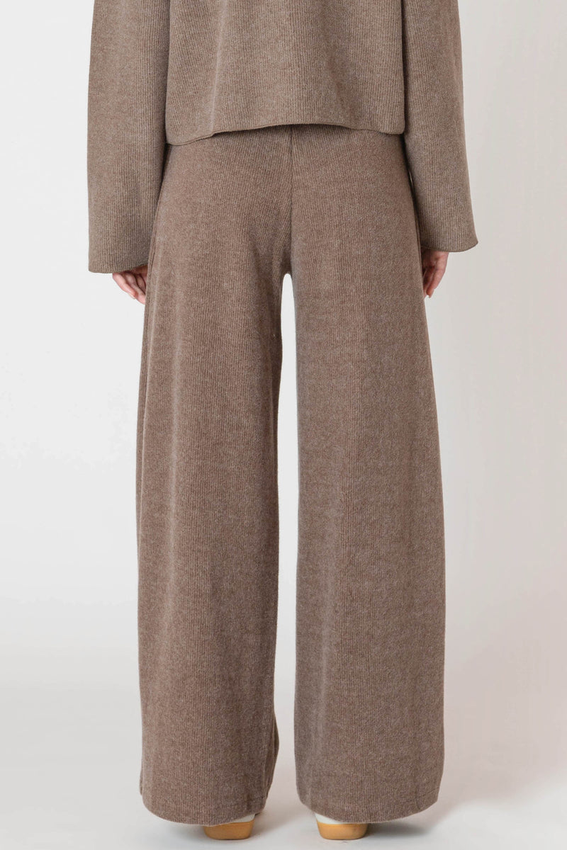 DEX- ROOM 34 - Wide Leg Ribbed Pant