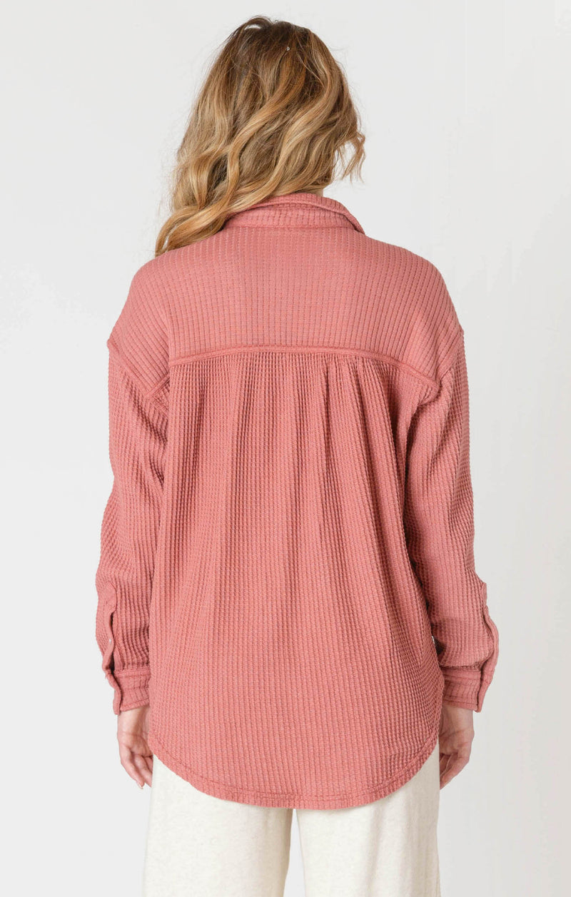 DEX - Thermal Button Up Knit Jacket