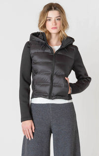 DEX- Mixed Fabric Puffer Jacket