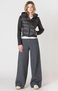 DEX- Mixed Fabric Puffer Jacket