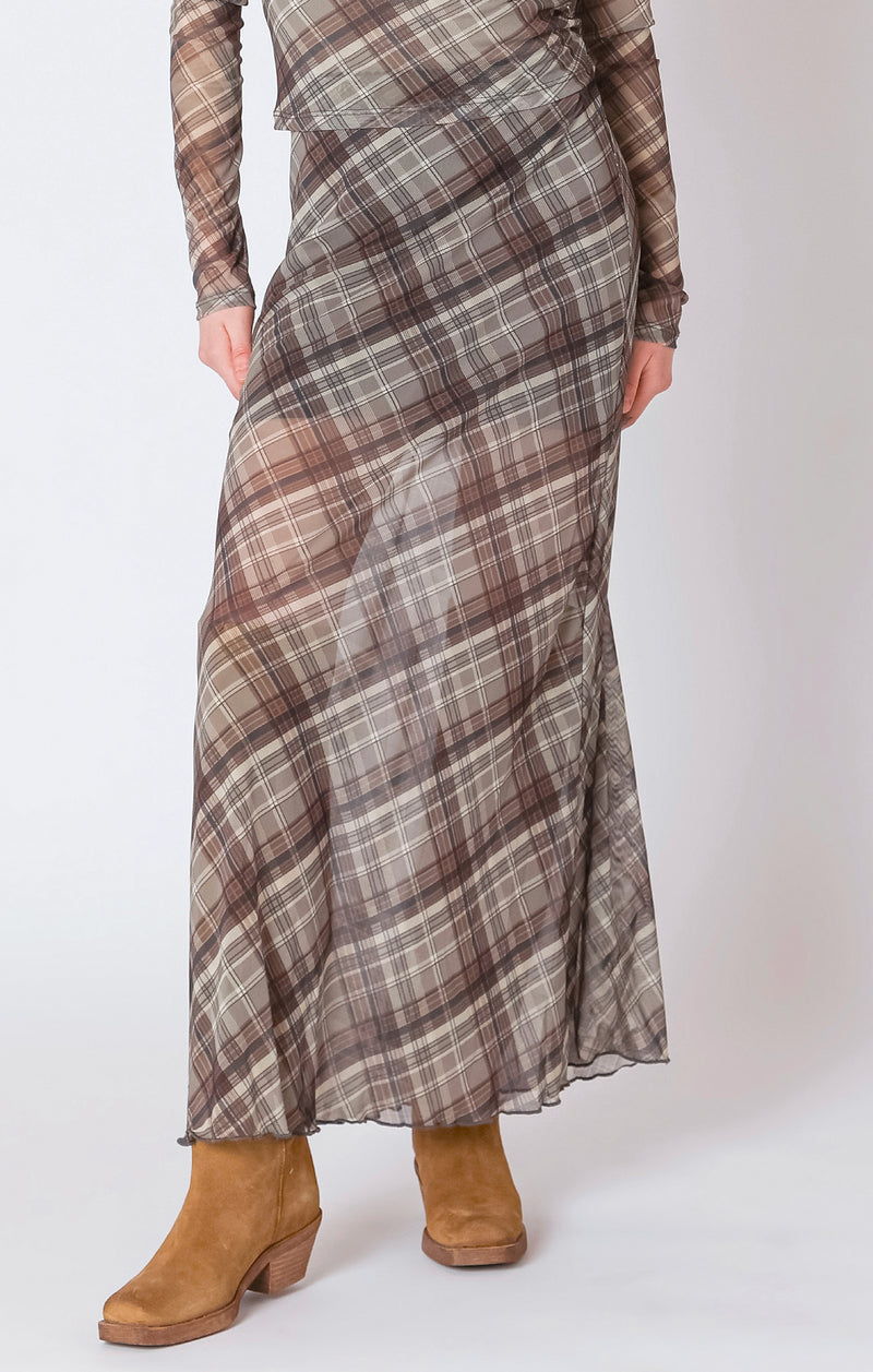 Dex Plaid Skirt