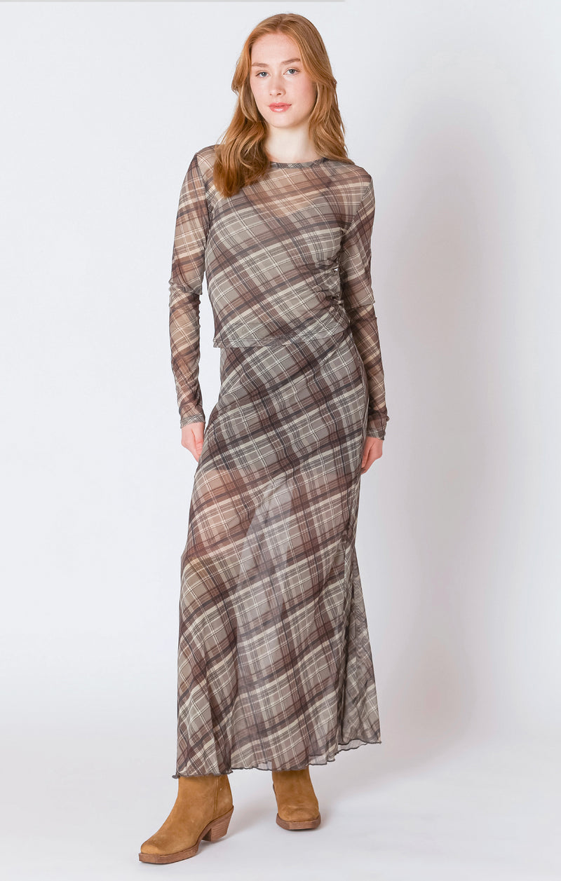 Dex Plaid Skirt