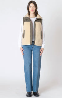 DEX- Mixed Fabric Vest