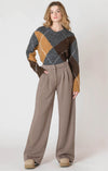 DEX- Wide Leg Knit Trouser Pant