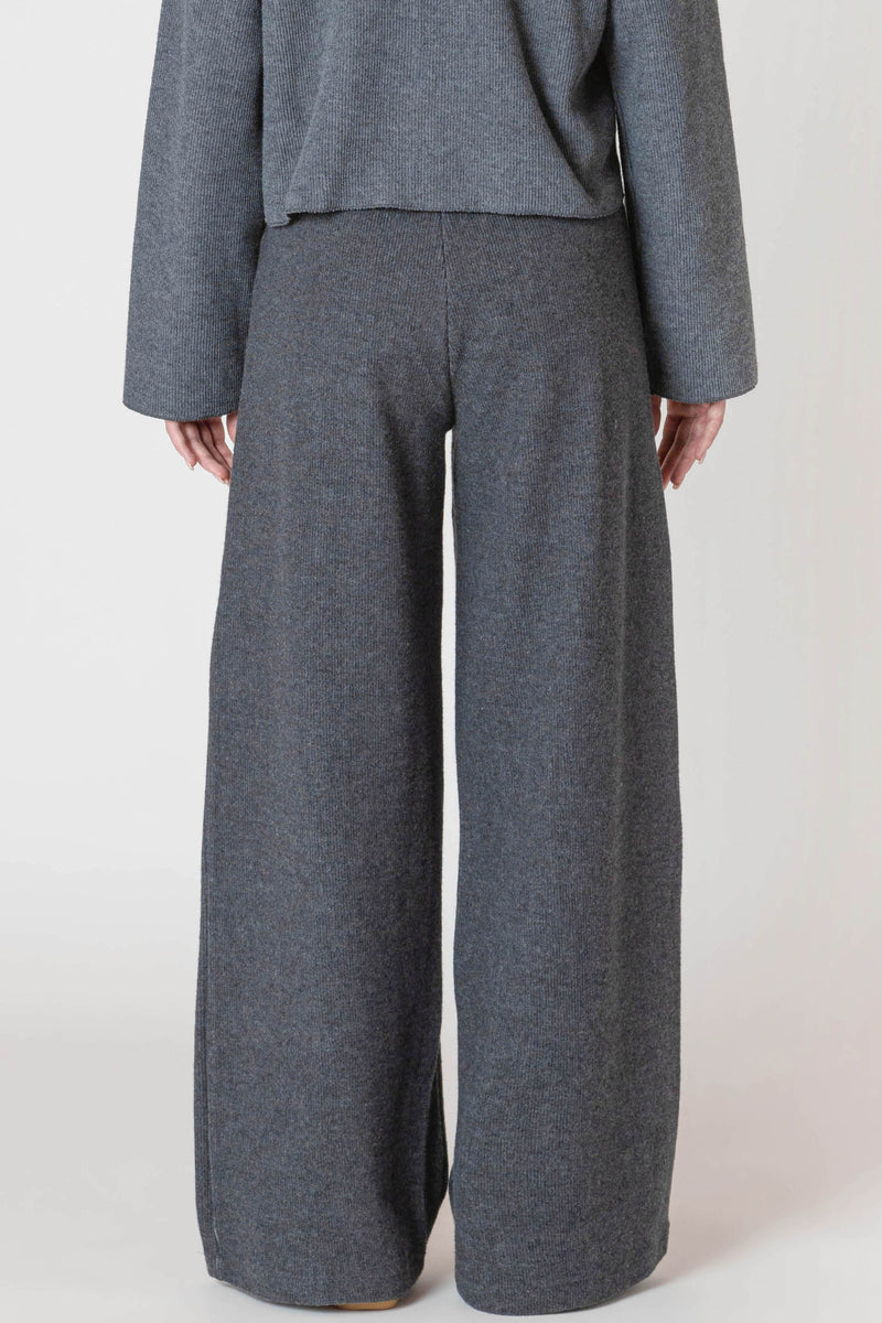 DEX- Pull on Ribbed Wide Leg Pant