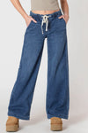 DEX- Wide Leg Knit Denim Pant