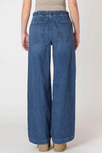 DEX- Wide Leg Knit Denim Pant