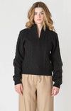 DEX- Half Zip Cable Sweater
