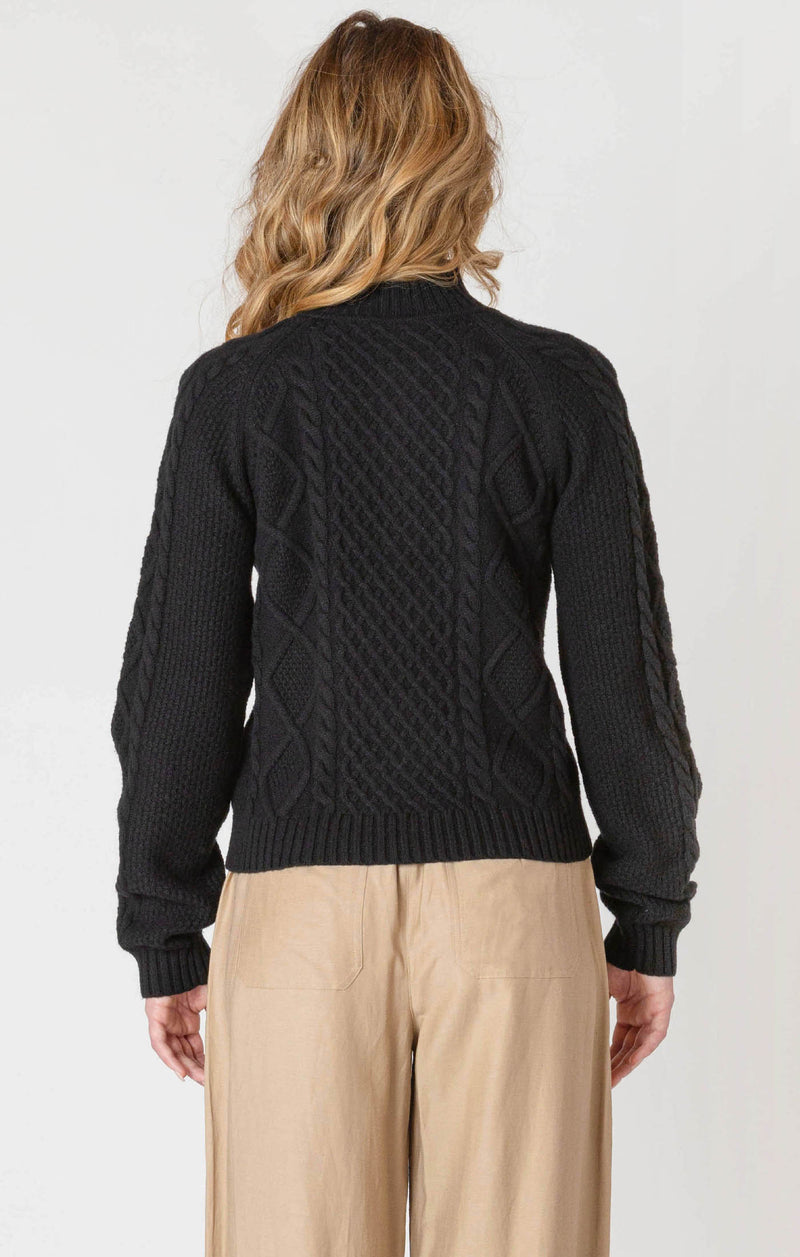 DEX- Half Zip Cable Sweater