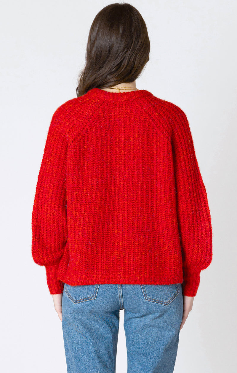 DEX- Crewneck Textured Cardigan