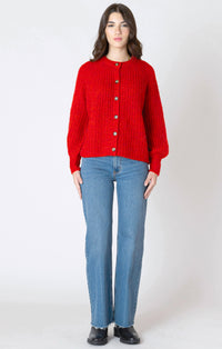 DEX- Crewneck Textured Cardigan