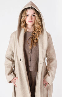 DEX- Belted Hooded Coat