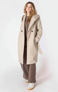 DEX- Belted Hooded Coat