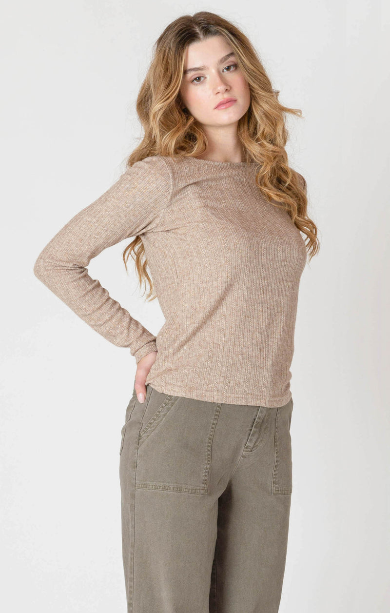 DEX- Boatneck Textured Top