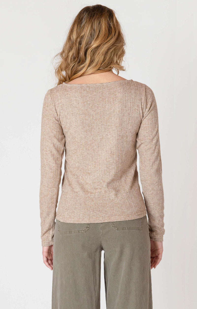 DEX- Boatneck Textured Top