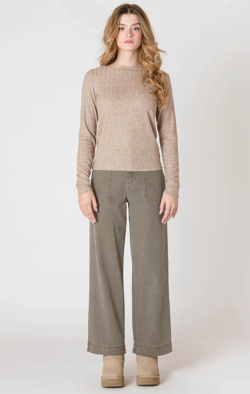 DEX- Boatneck Textured Top
