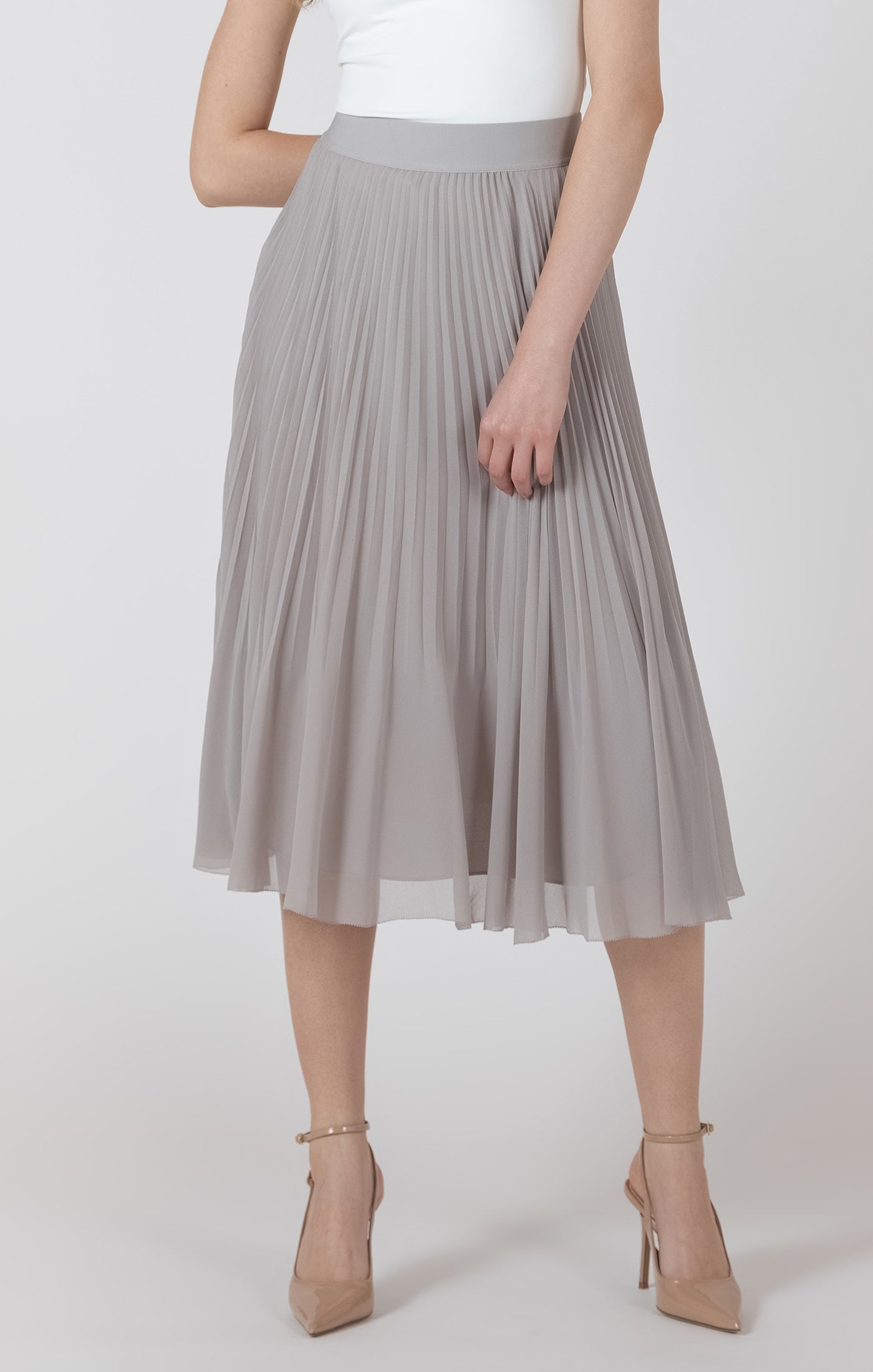 Black Tape - Pleated Skirt