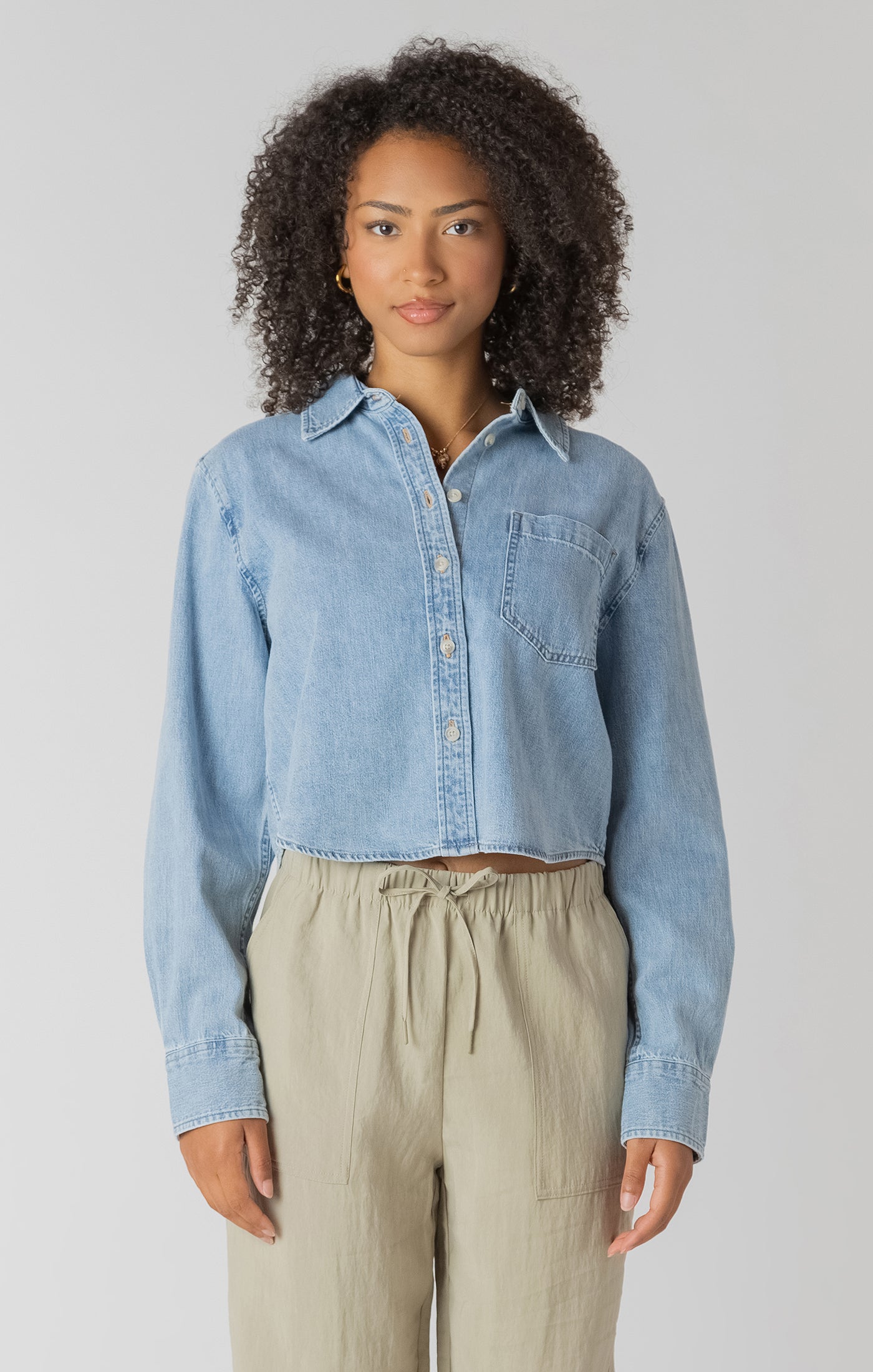 ROOM 34- Denim Button Shirt