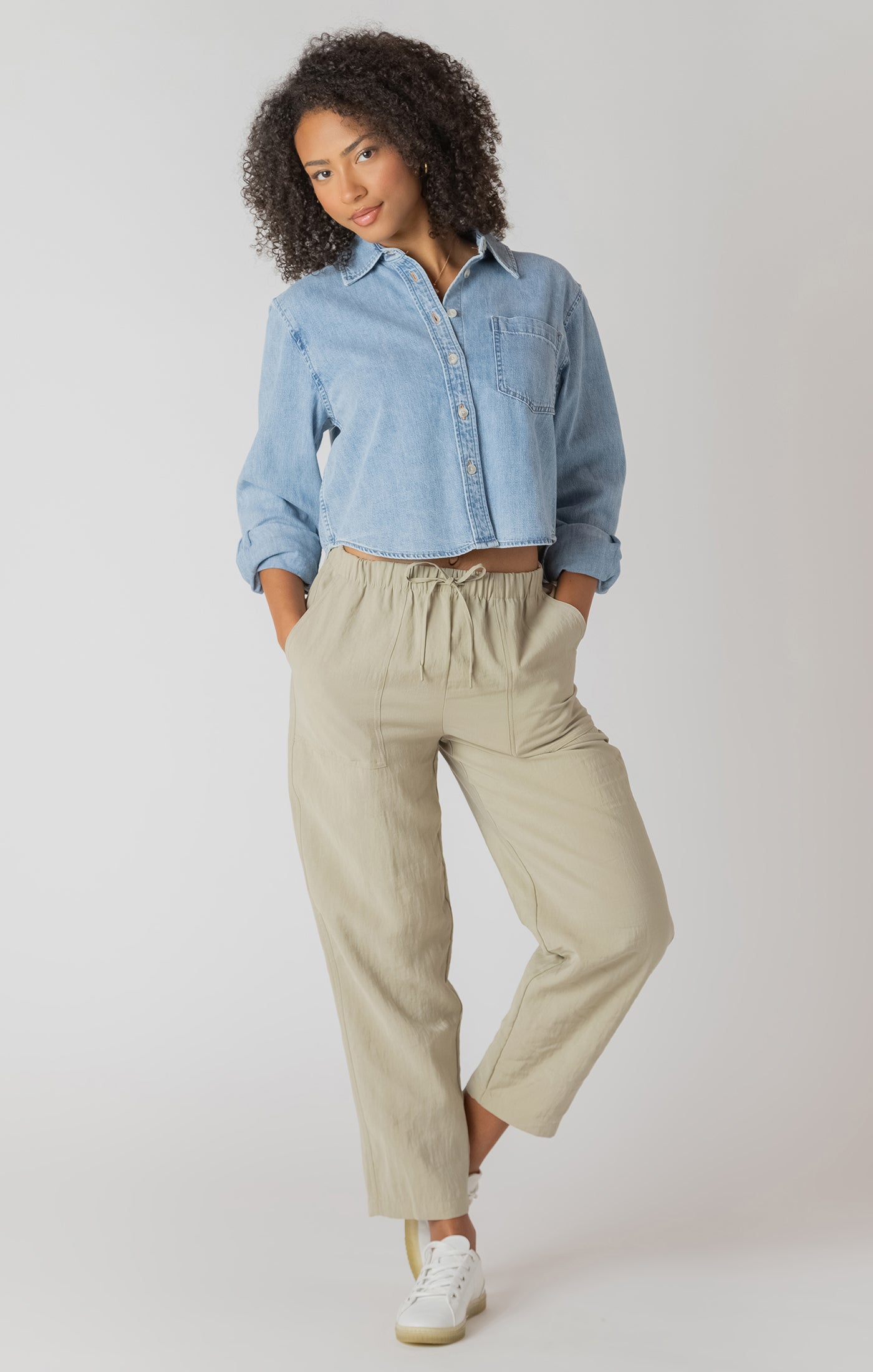 ROOM 34- Denim Button Shirt