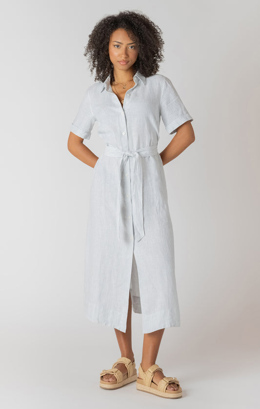 Room 34- Belted Shirtdress