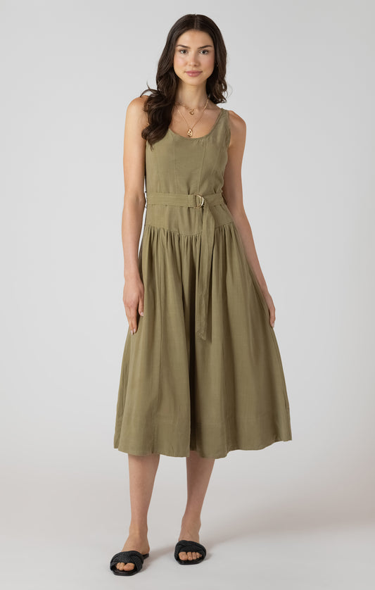 DEX - Belted Midi Dres