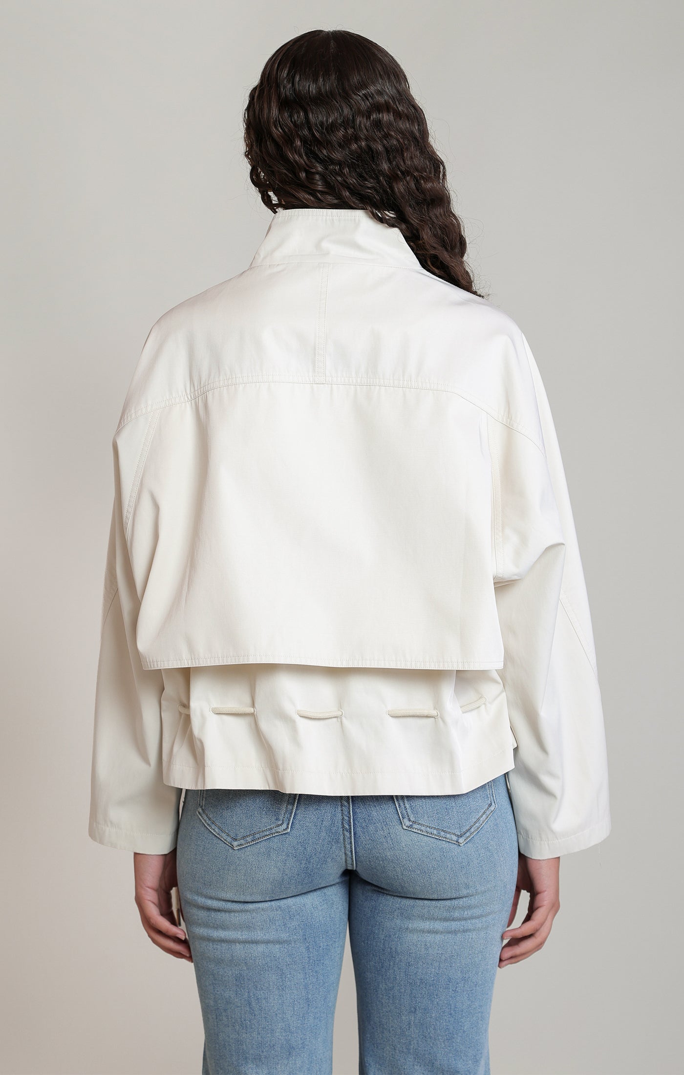 DEX- The Uptown Ivory Trench Coat