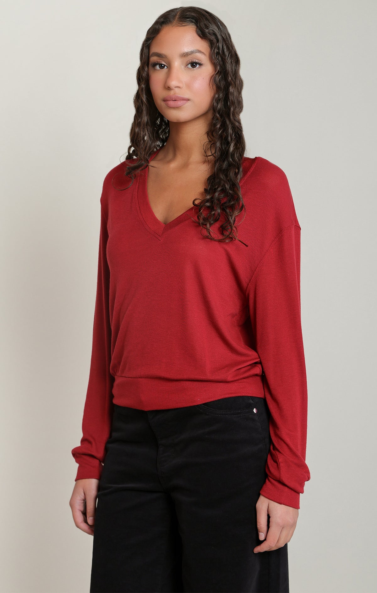 After Hours V-Neck Top ❤️