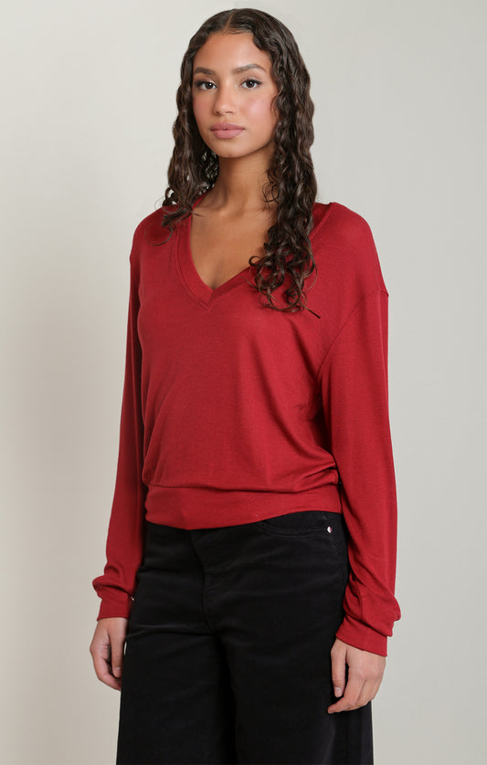 After Hours V-Neck Top ❤️