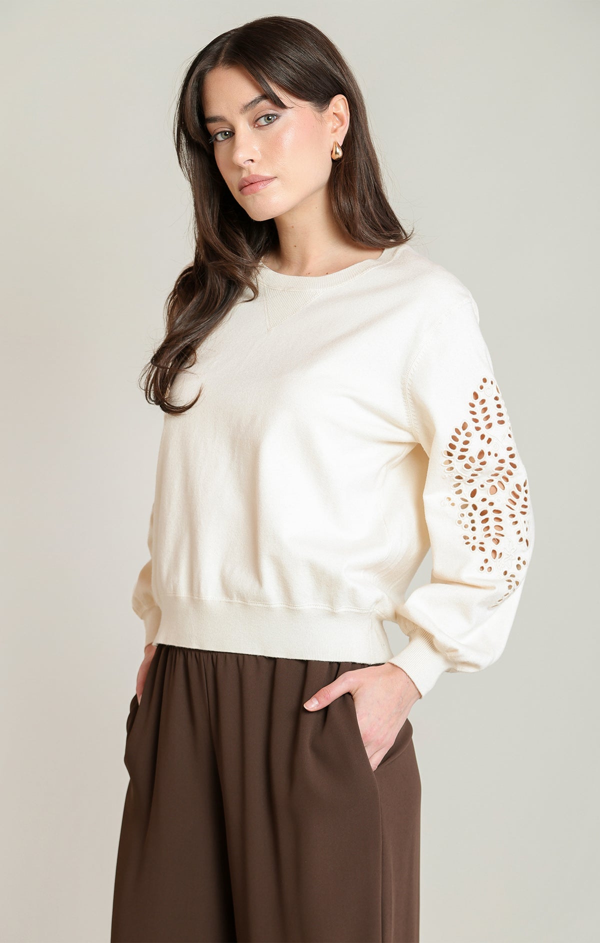 The Willow Lace Sweater 🤍