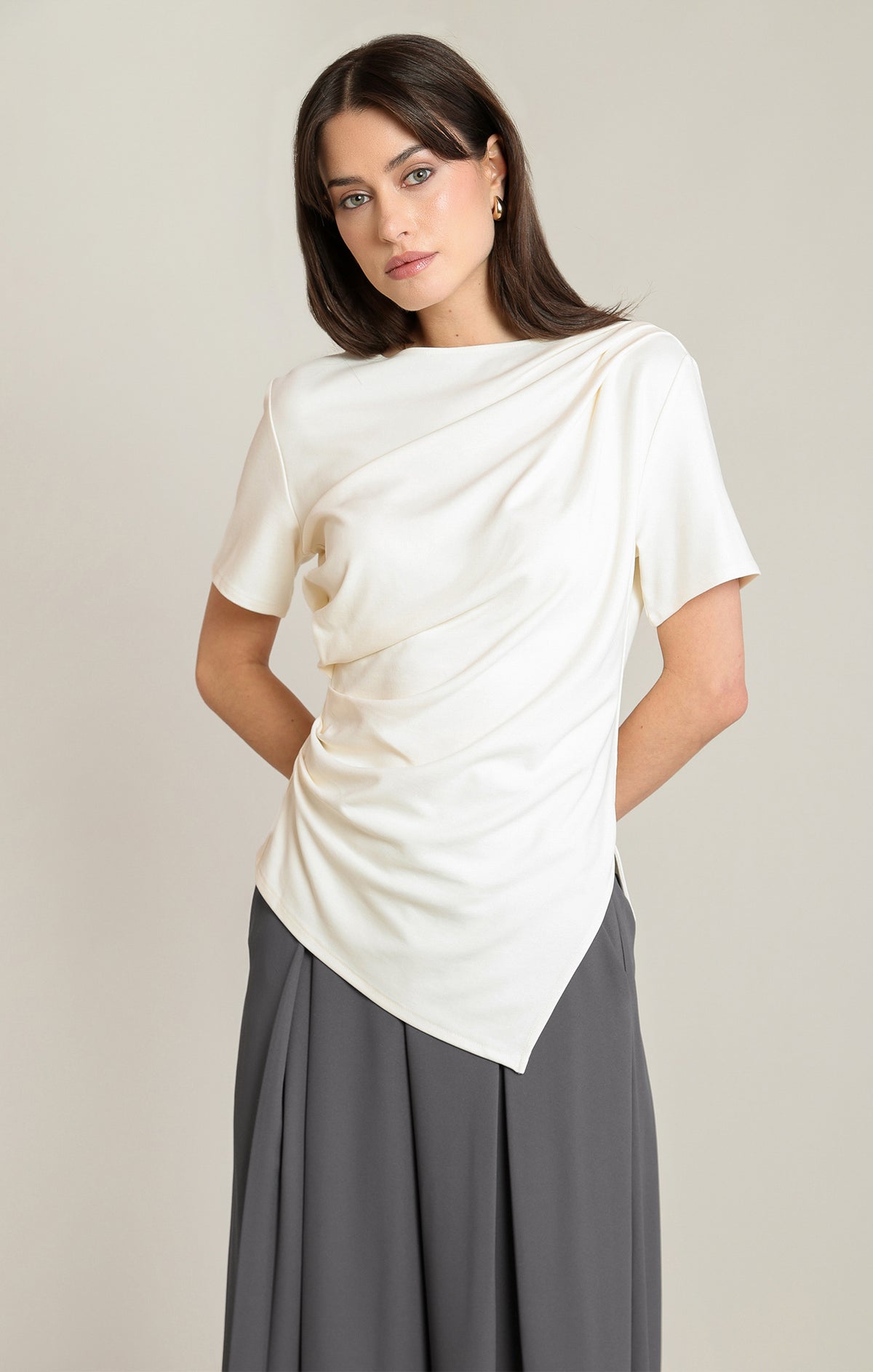 The Draped Muse Top