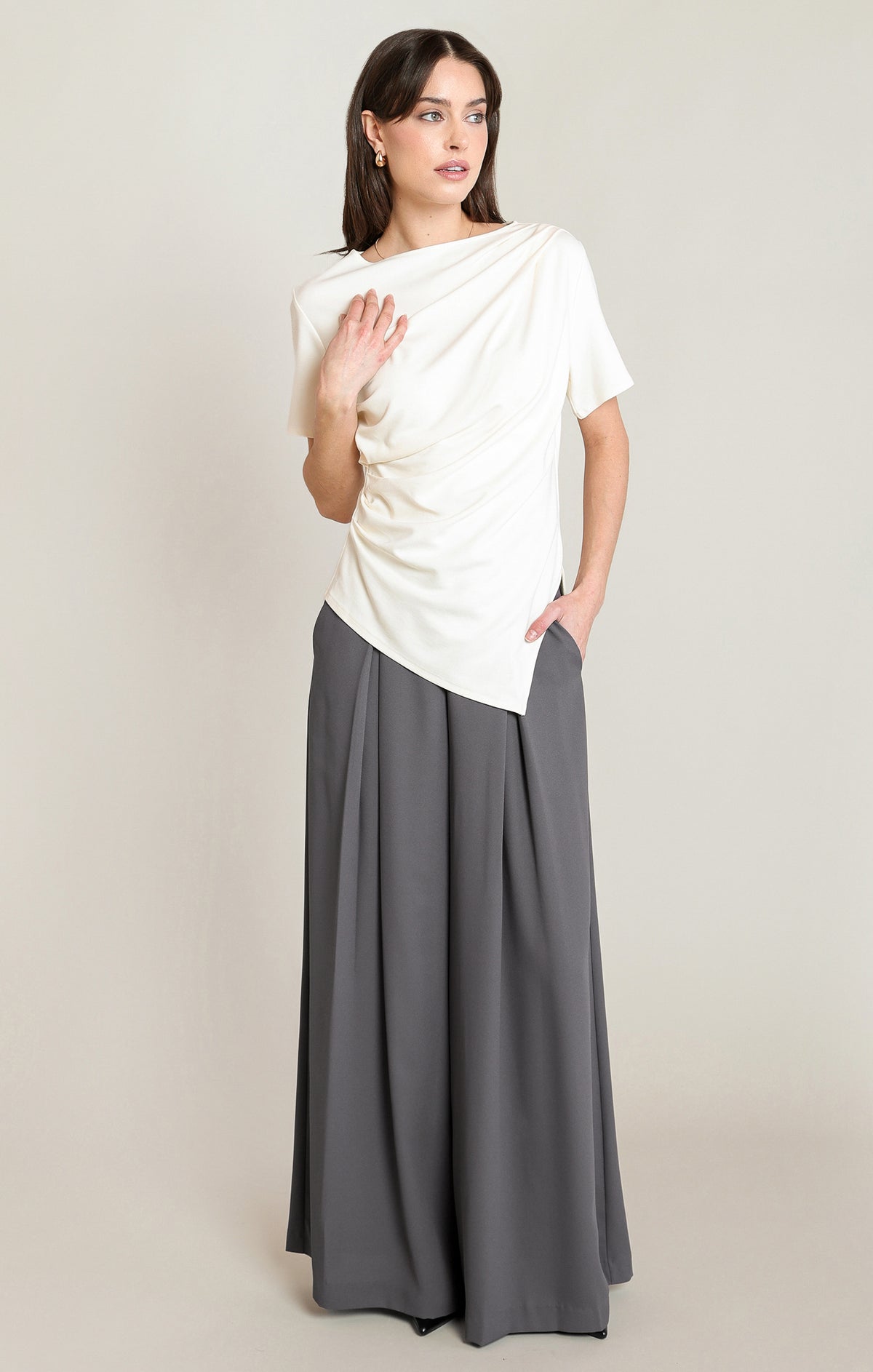 The Draped Muse Top