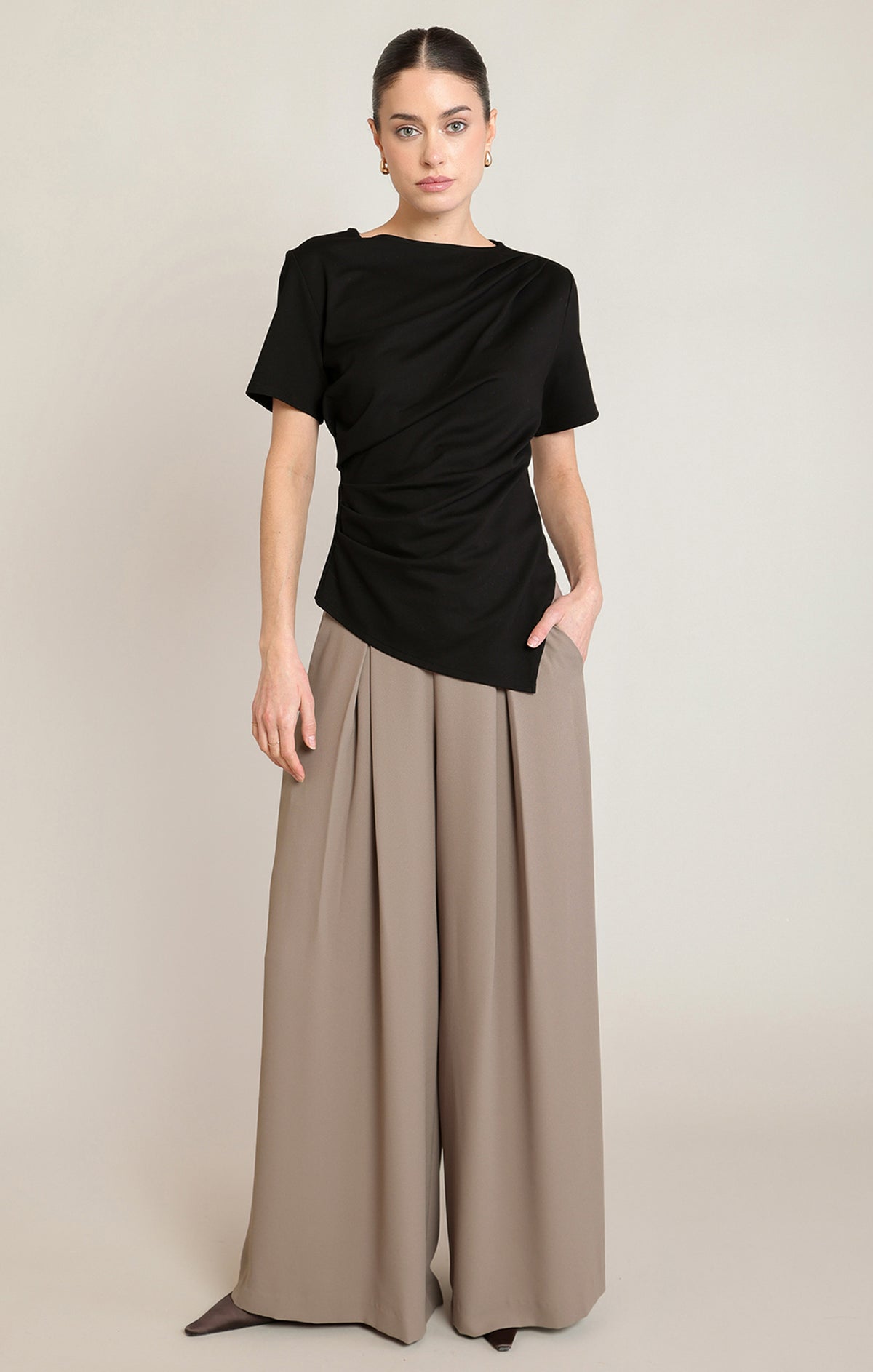 The Draped Muse Top