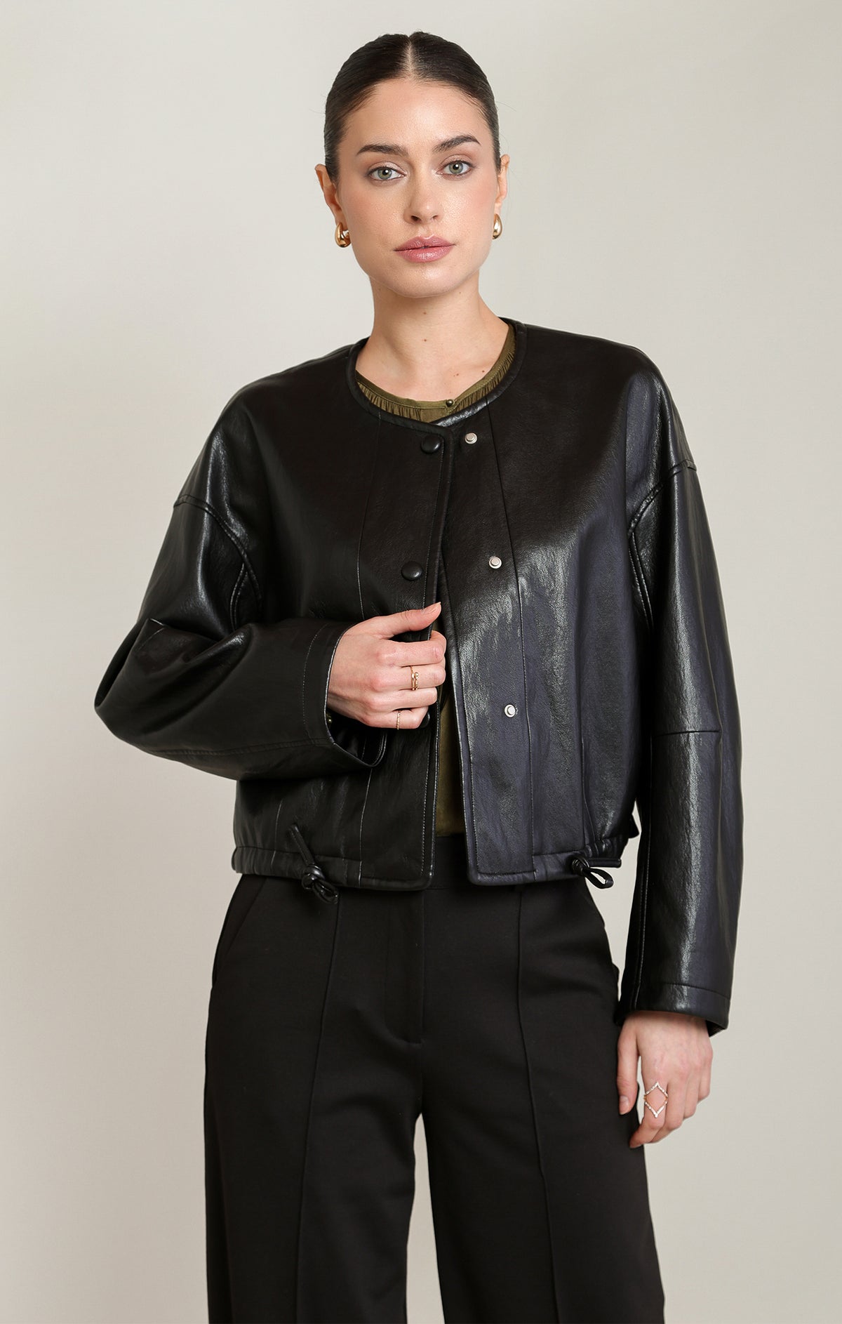 The After Hours Faux Leather Jacket 🖤