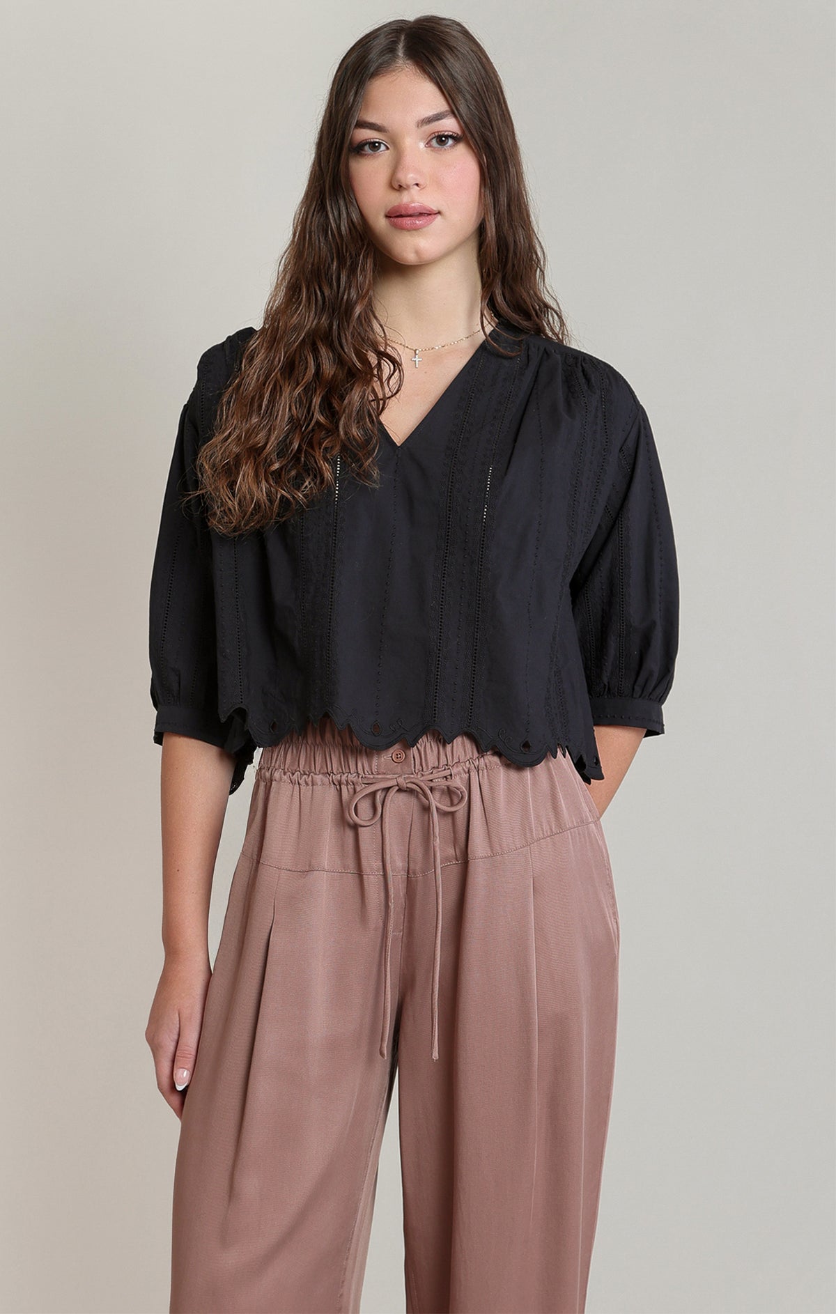 The After Hours Eyelet Blouse 🖤