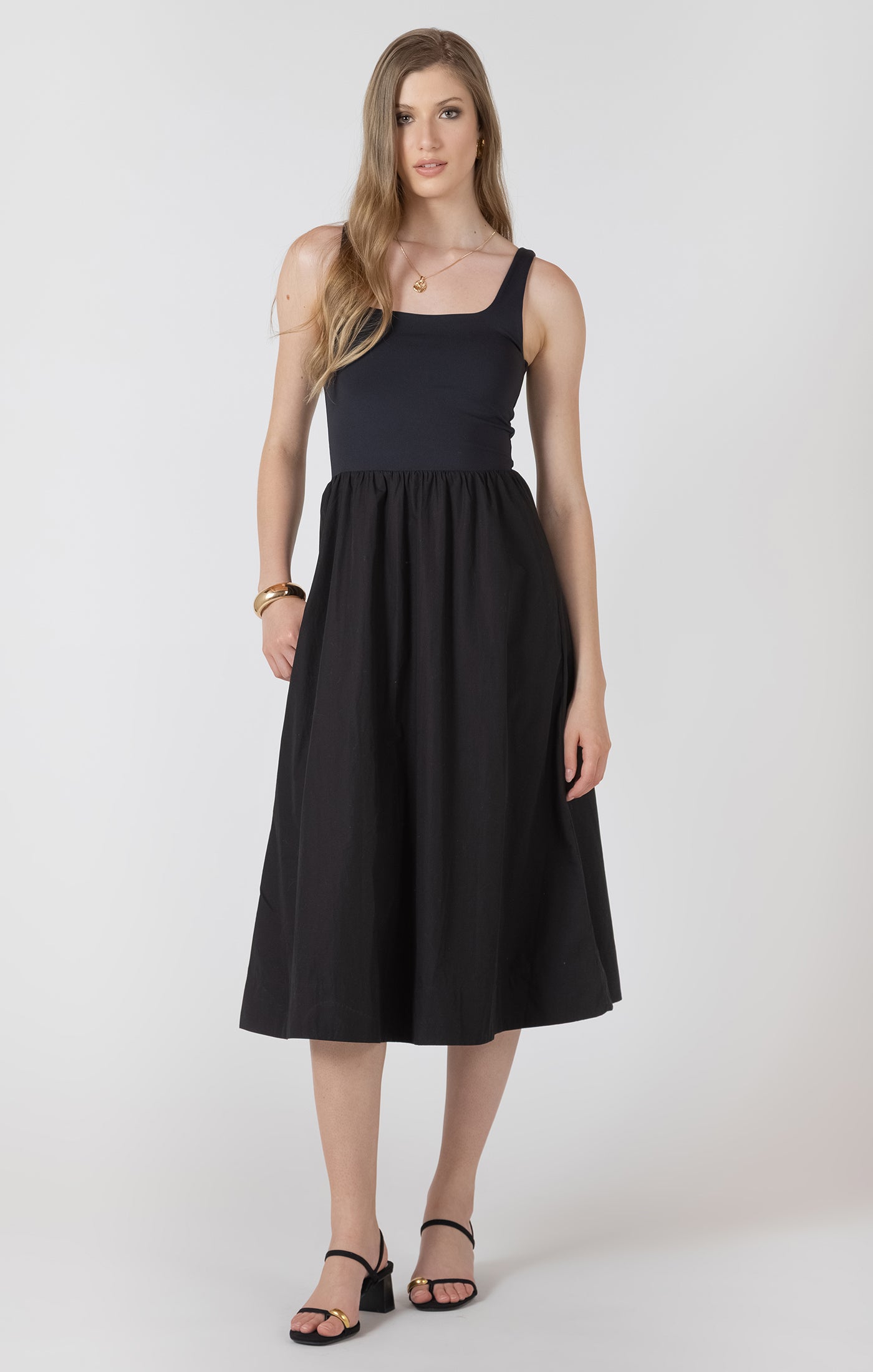 Black Tape - Midi Dress