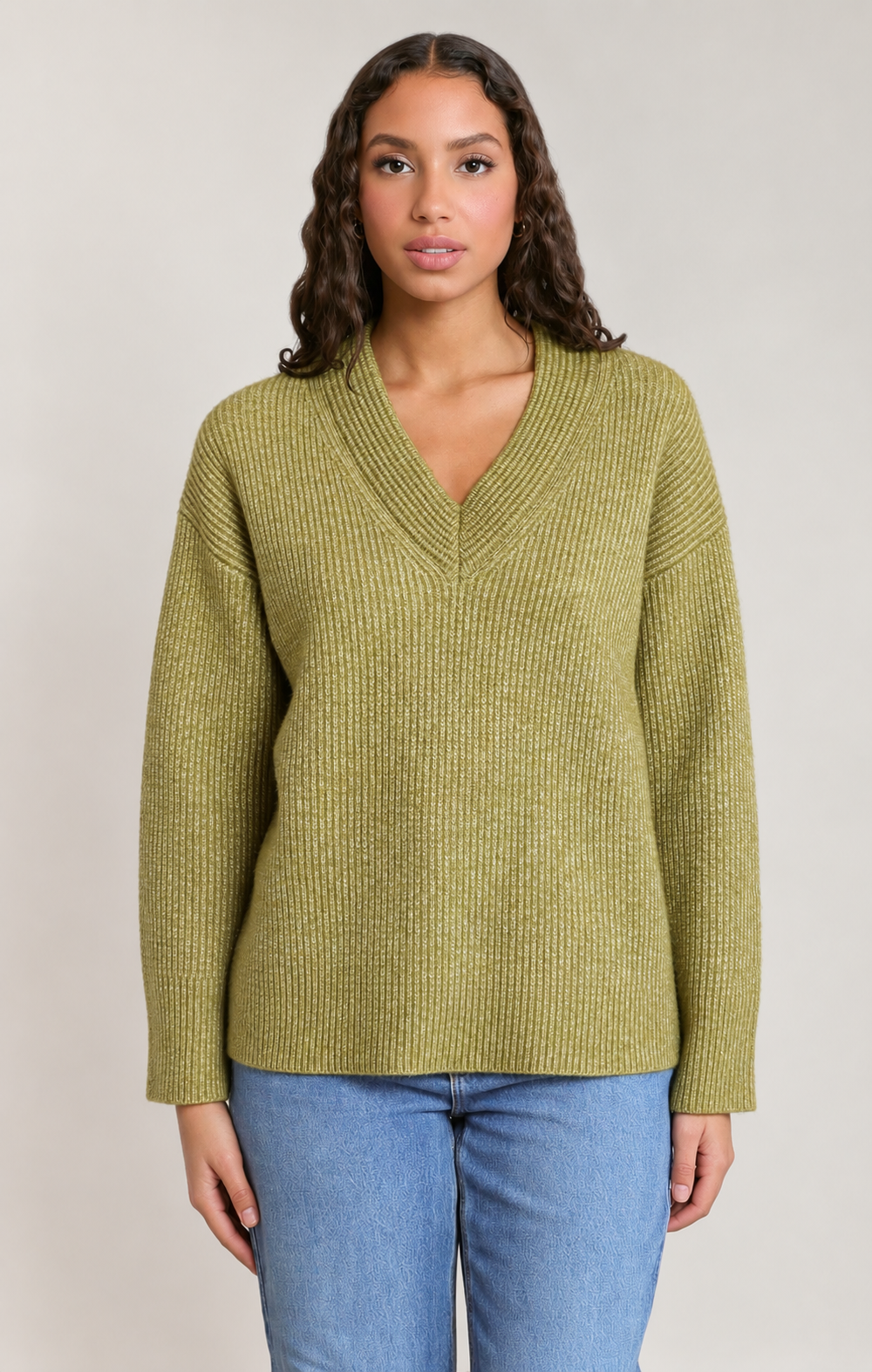 The Meadow V-Neck Sweater 🌿