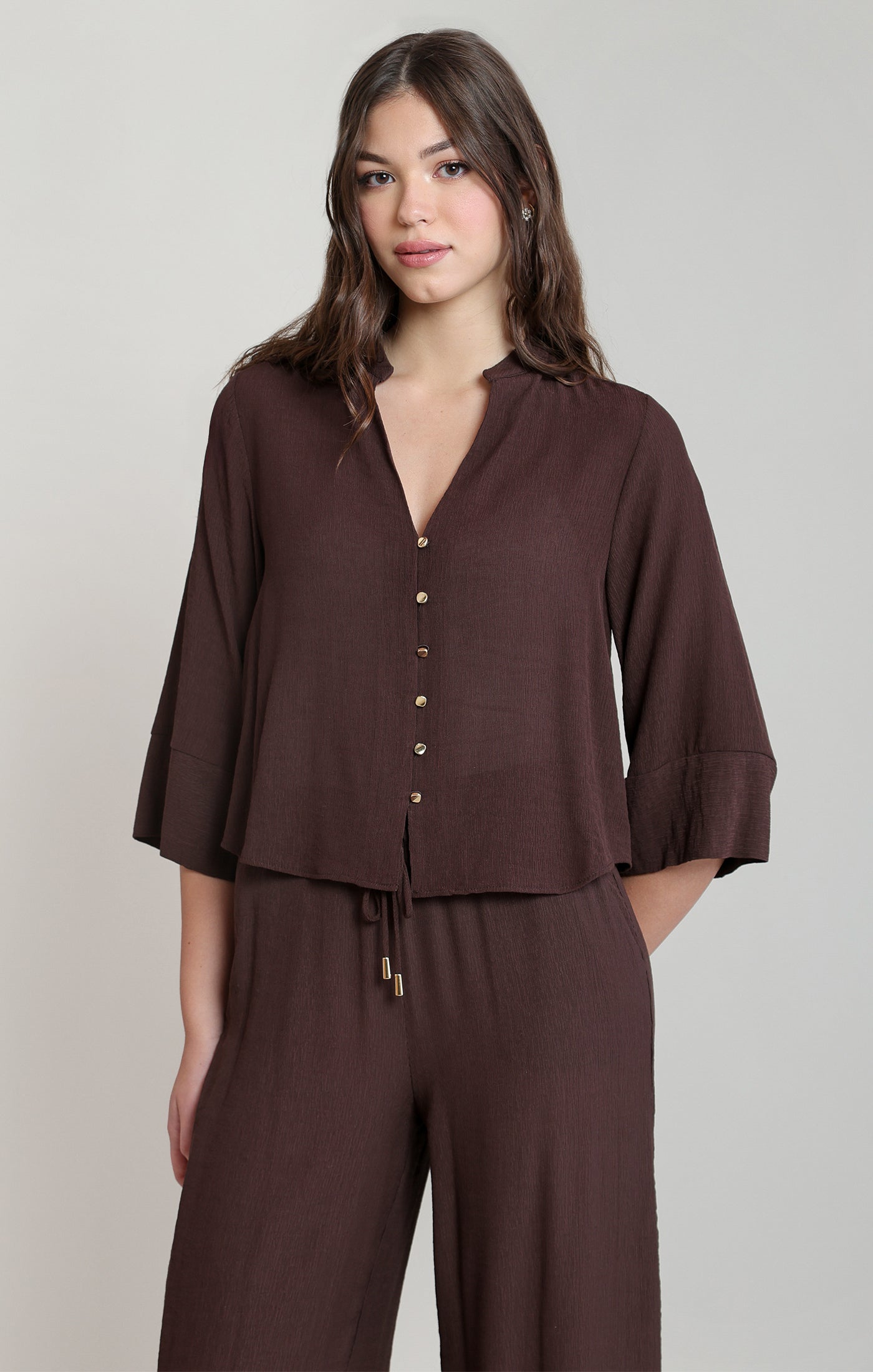 DEX- The Espresso Hour Blouse
