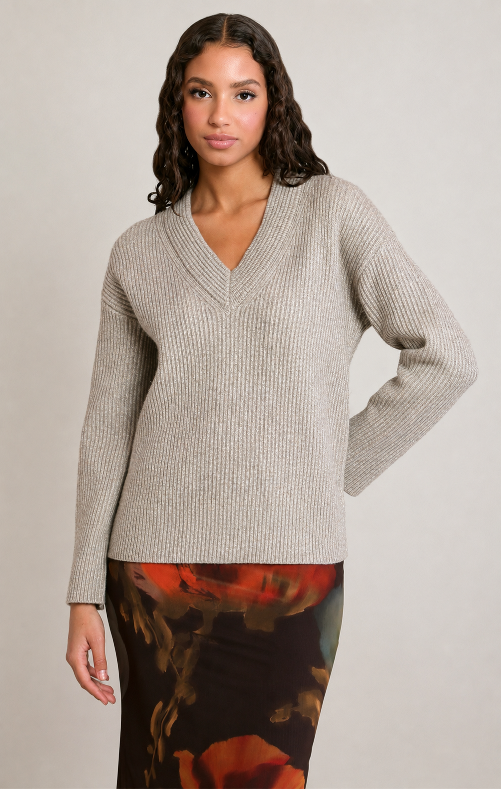 The Meadow V-Neck Sweater 🌿