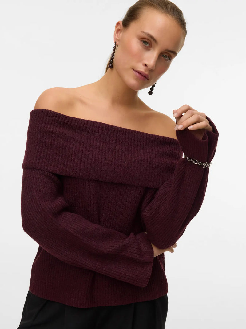 Vero Moda Aries Off- Shoulder Sweater