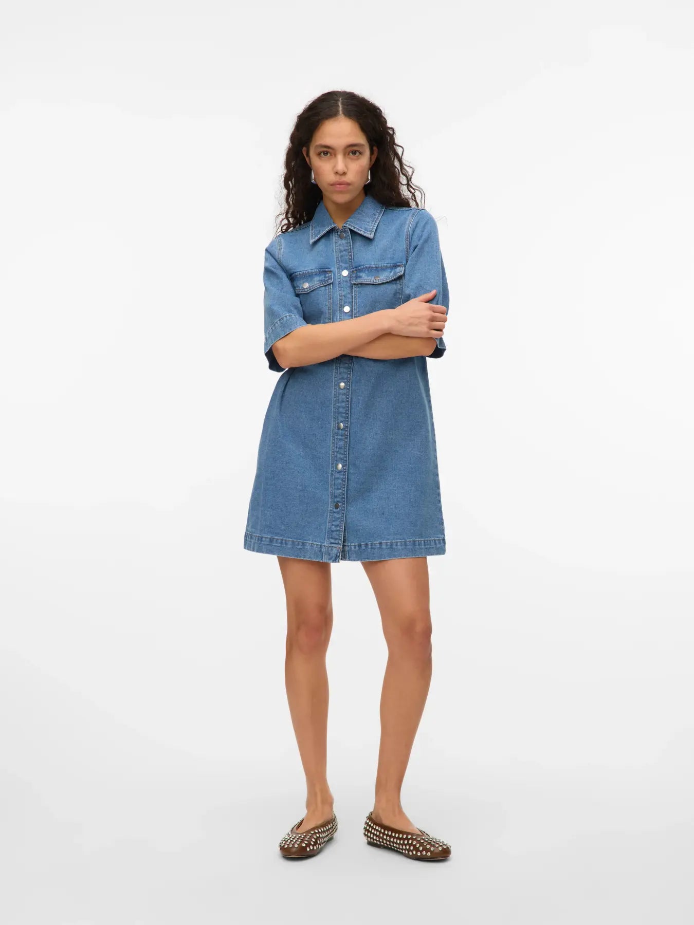 Vero Moda - Fenja Short Denim Dress