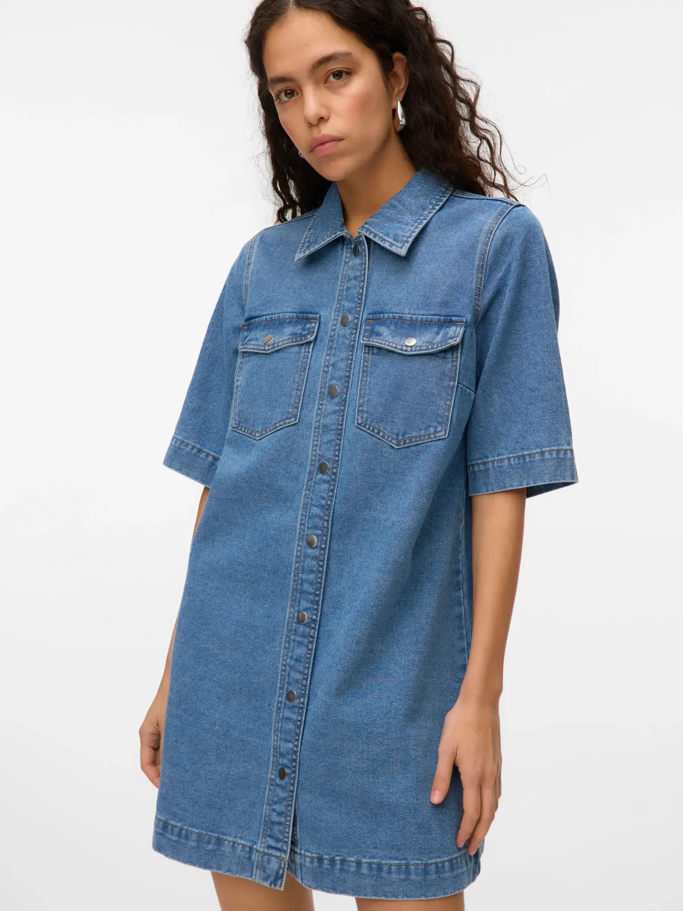 Vero Moda - Fenja Short Denim Dress