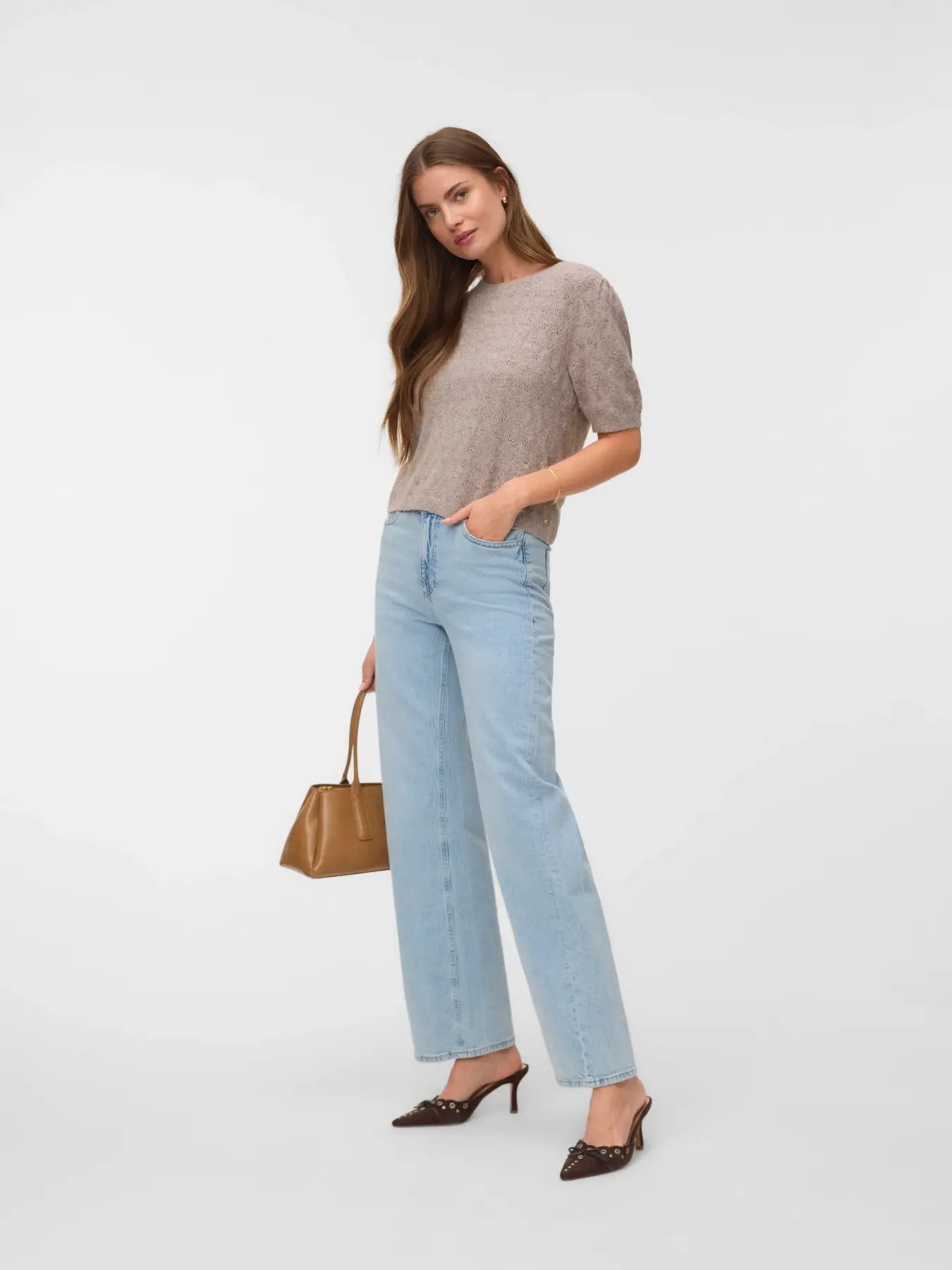 Vero Moda - Doffy Stitch O-Neck Sweater