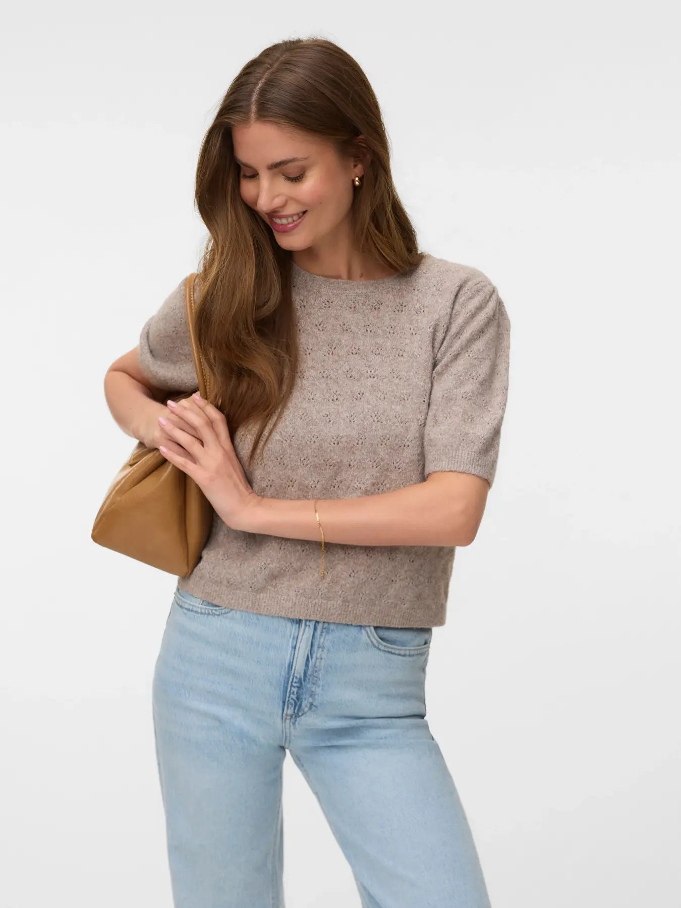 Vero Moda - Doffy Stitch O-Neck Sweater