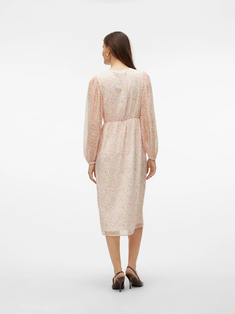 Vero Moda Smilla Long Sleeve V-Neck Dress