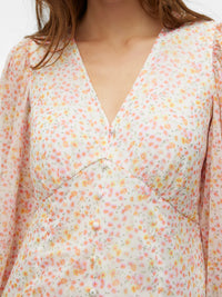 Vero Moda Smilla Long Sleeve V-Neck Dress