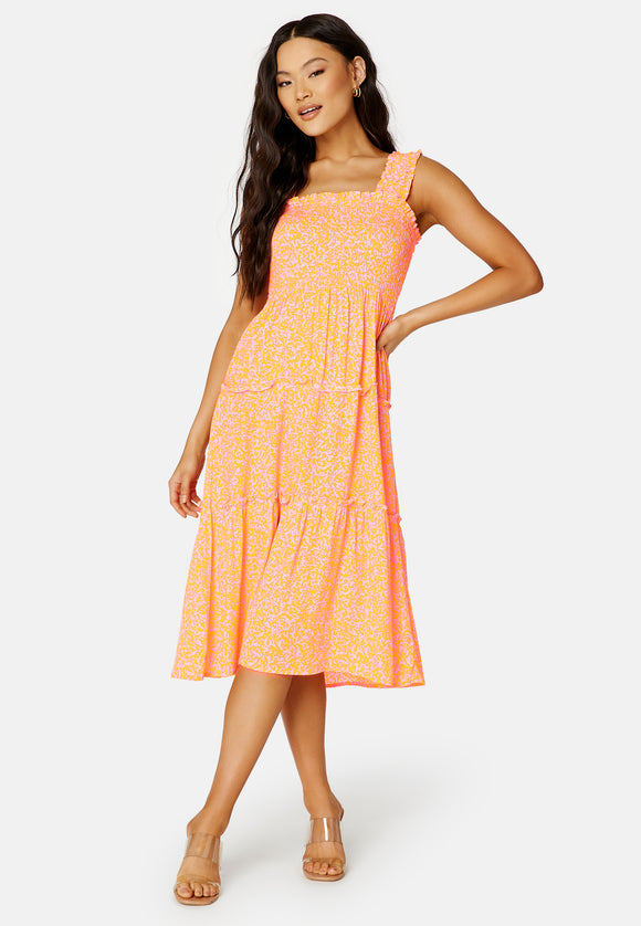 Vero Moda Jenny Smock Mid Length Dress