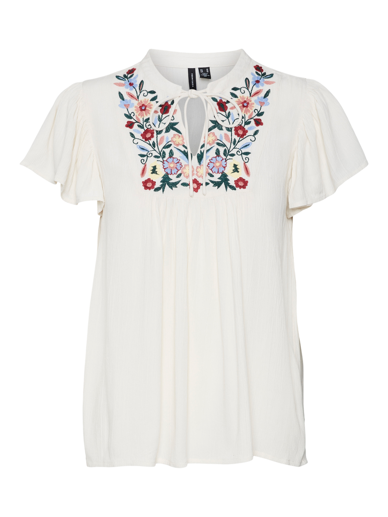 Vero Moda Sina Boho Embroidered Blouse