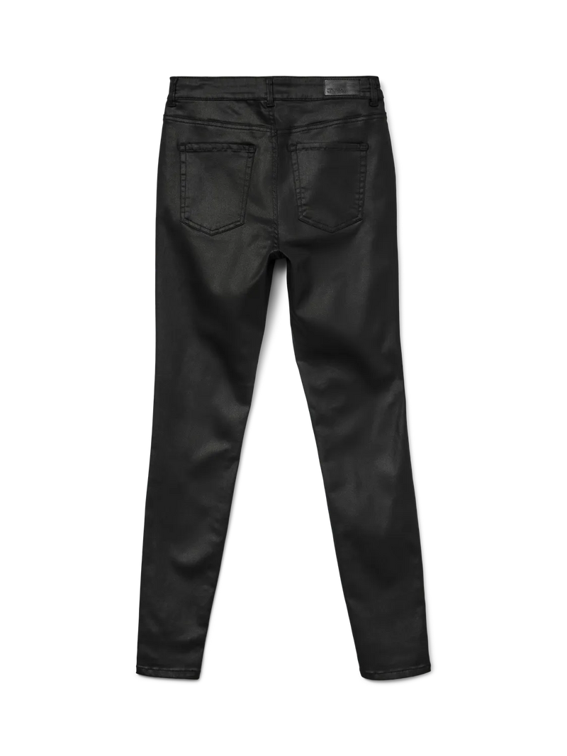 Vero Moda Flash Mid Rise Skinny Coated Pant