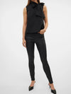 Vero Moda Flash Mid Rise Skinny Coated Pant