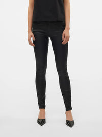 Vero Moda Flash Mid Rise Skinny Coated Pant